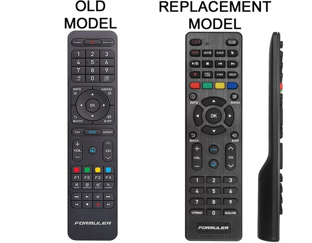 Remote Control for Formuler Z / Prime / ZX / Z7 / Nano