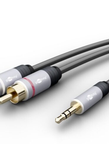 Premium 5m AUX Adapter 3.5mm Jack to Stereo RCA Cable