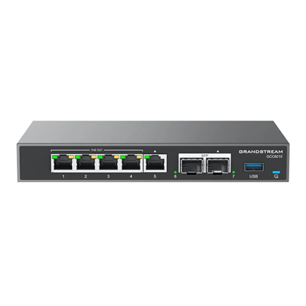 Grandstream GCC6010 - All-In-One, VPN Router, Firewall, IP PBX, PoE, 2.5G SFP