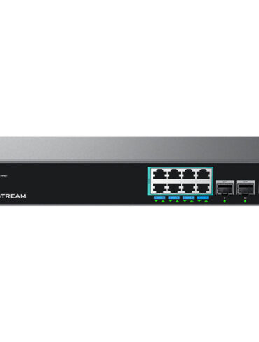 Grandstream GWN7821P - 10 Port Managed, Multi Gigabit L3 PoE Switch, 8 x 2.5GE + 2 x SFP+