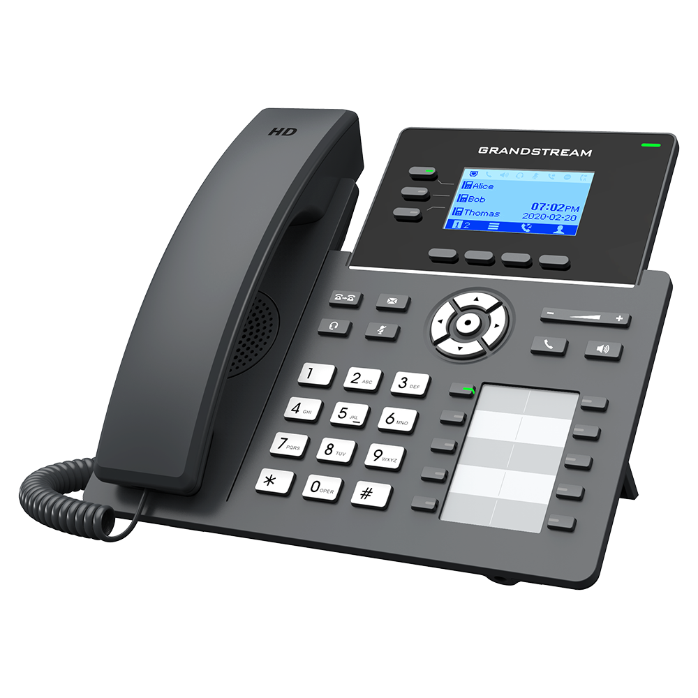 Grandstream GRP2604P - 3-Line Essential IP Phone, Gigabit