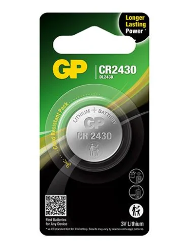 GP Lithium Coin Battery CR2430 / Single Pack