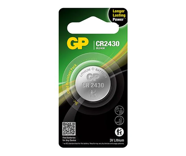 GP Lithium Coin Battery CR2430 / Single Pack