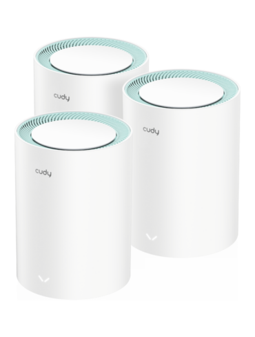 Cudy M1500 Dual Band Gigabit Wi-Fi 6 Mesh System (3 Pack)