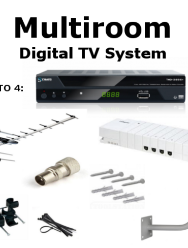 Multiroom Digital TV Box & Aerial Kit