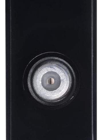 Single F Connector Module Black
