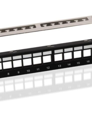19" Blank Keystone Patch Panel