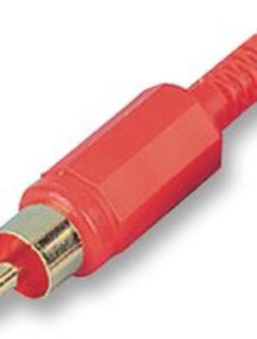 Red Phono Plug (Solderable)