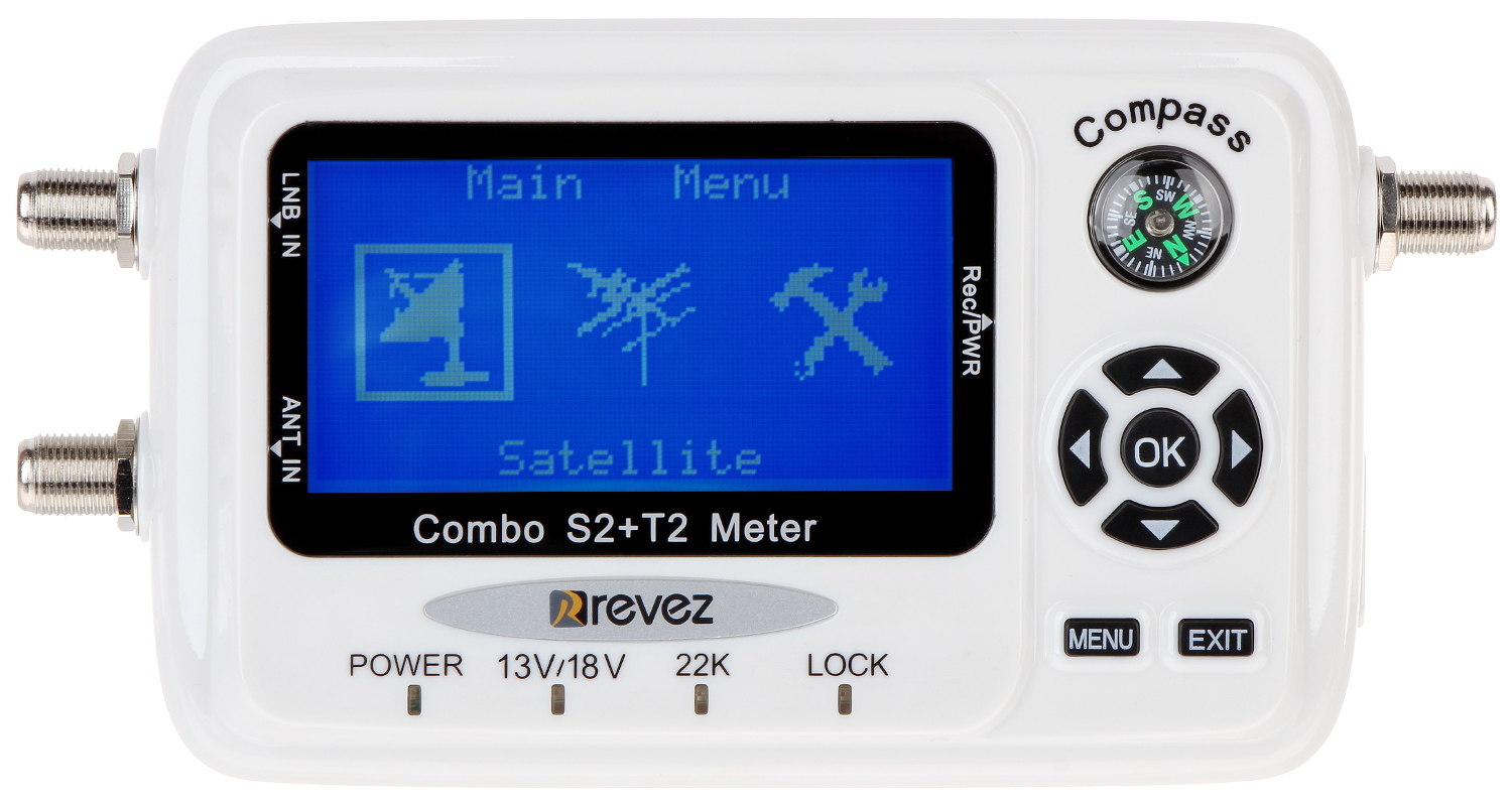 Revez STC60 - Semi Professional Satellite & Terrestrial Meter with USB