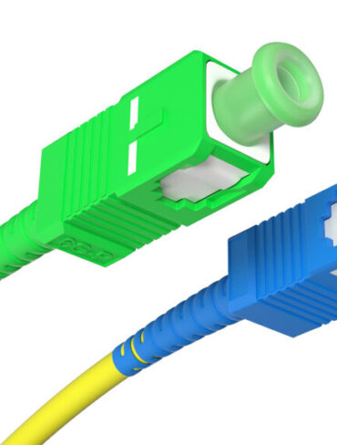 0.5m Fiber Optic Patch Cord SC/APC-SC/UPC SM