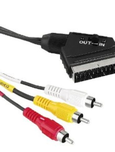 Scart to RCA Lead Switchable (1.5m)