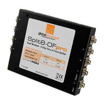 Global Split8-OF Pro 8 Way Optical Fibre Splitter