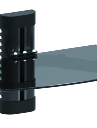 Revez STB / DVD / Receiver Wall Mounted Glass Shelf