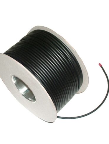 200m Black 2 Pair Telephone Cord Outdoor Cable