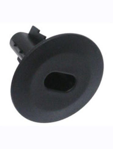 Black Twin Cable Grommet (2 x 7mm)