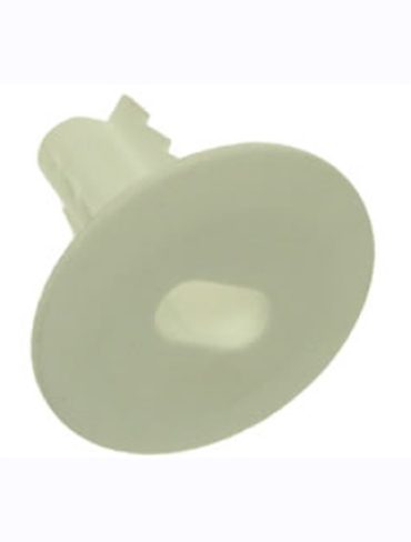 White Twin Cable Grommet (2 x 7mm)