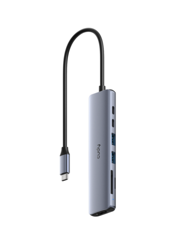 Cudy 7 in 1 USB-C Hub with SD/TF, 4K HDMI UH407
