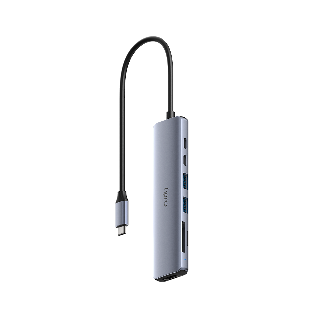 Cudy 7 in 1 USB-C Hub with SD/TF, 4K HDMI UH407