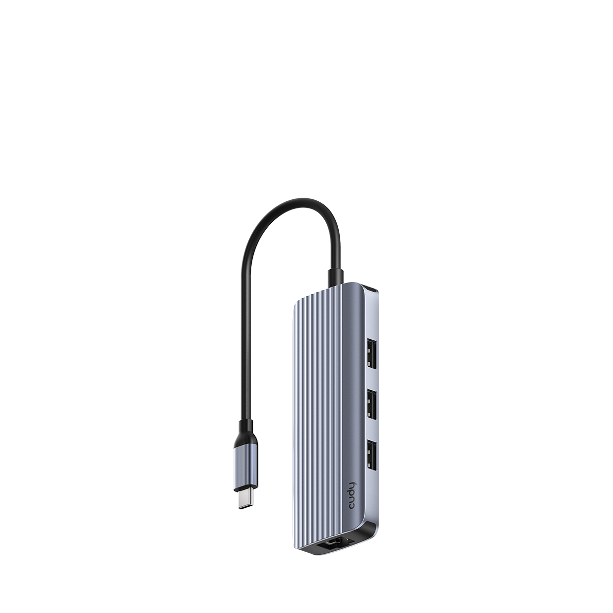 Cudy 6 in 1 USB-C Hub with GB Ethernet, 5Gbps, 4K HDMI 60Hz USB-A, USB-C Ports UH606