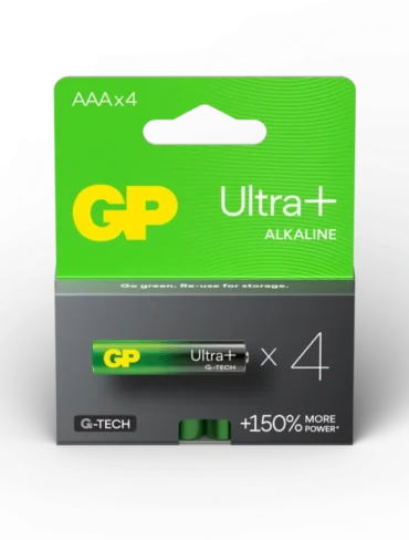 GP Ultra Plus Alkaline AAA / 4 Pack