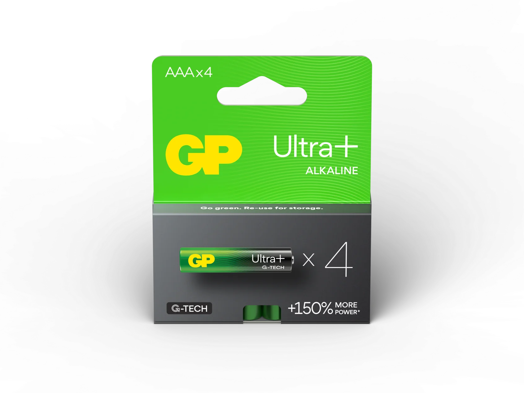 GP Ultra Plus Alkaline AAA / 4 Pack