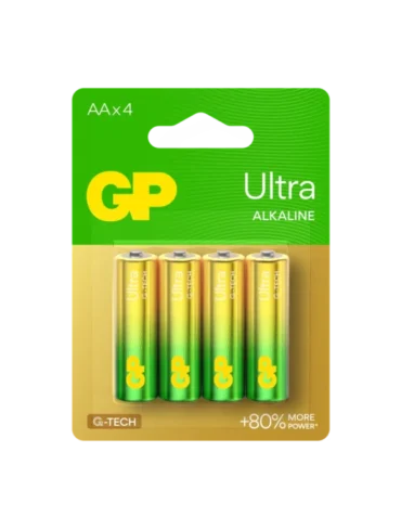 GP Ultra Alkaline AA / 4 Pack