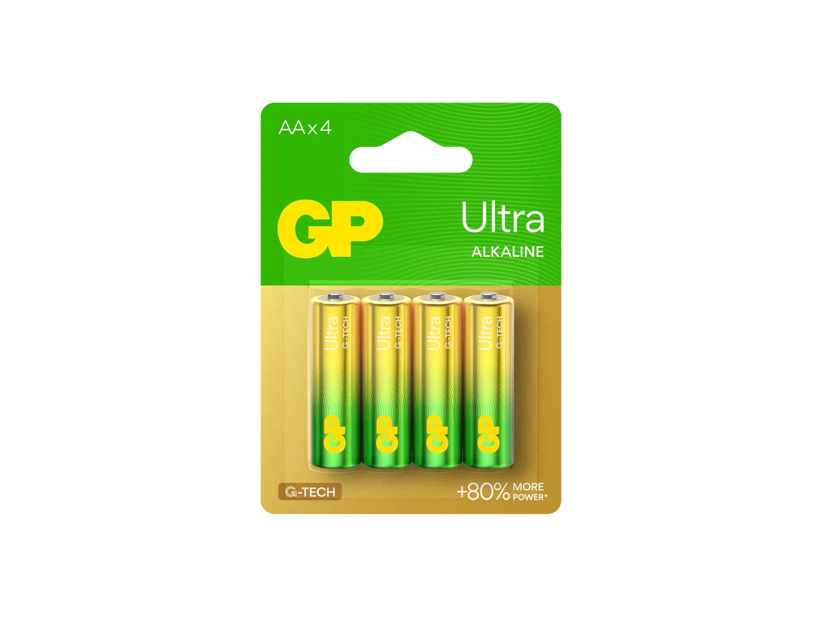 GP Ultra Alkaline AA / 4 Pack