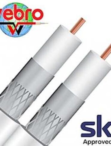 Webro CAI Approved White Micro Shotgun Cable (1m)