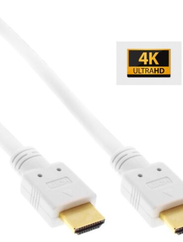 White 4K HDMI to HDMI Cable (7.5m)