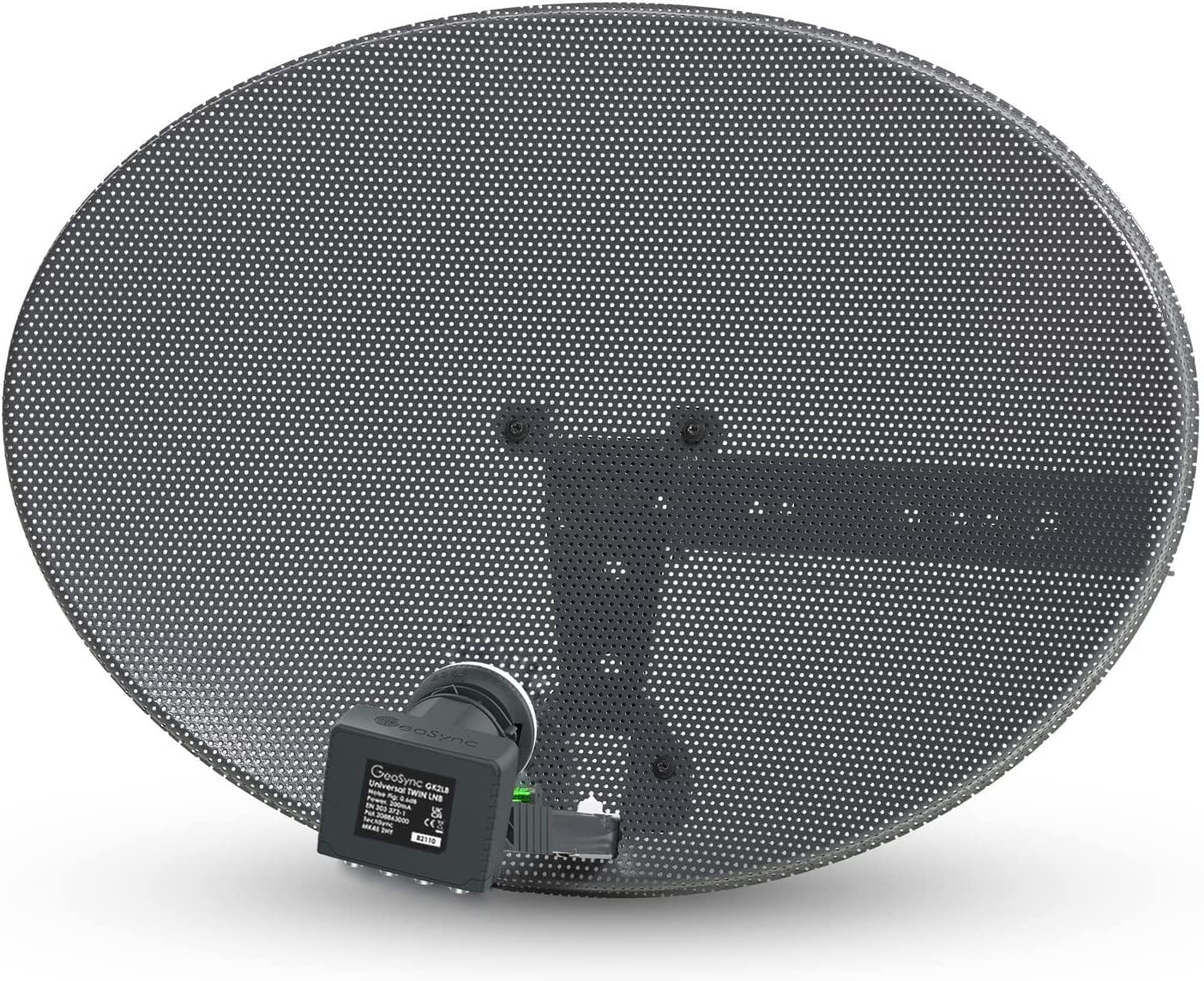 Zone 1 Sky / Freesat Satellite Dish + Quad LNB